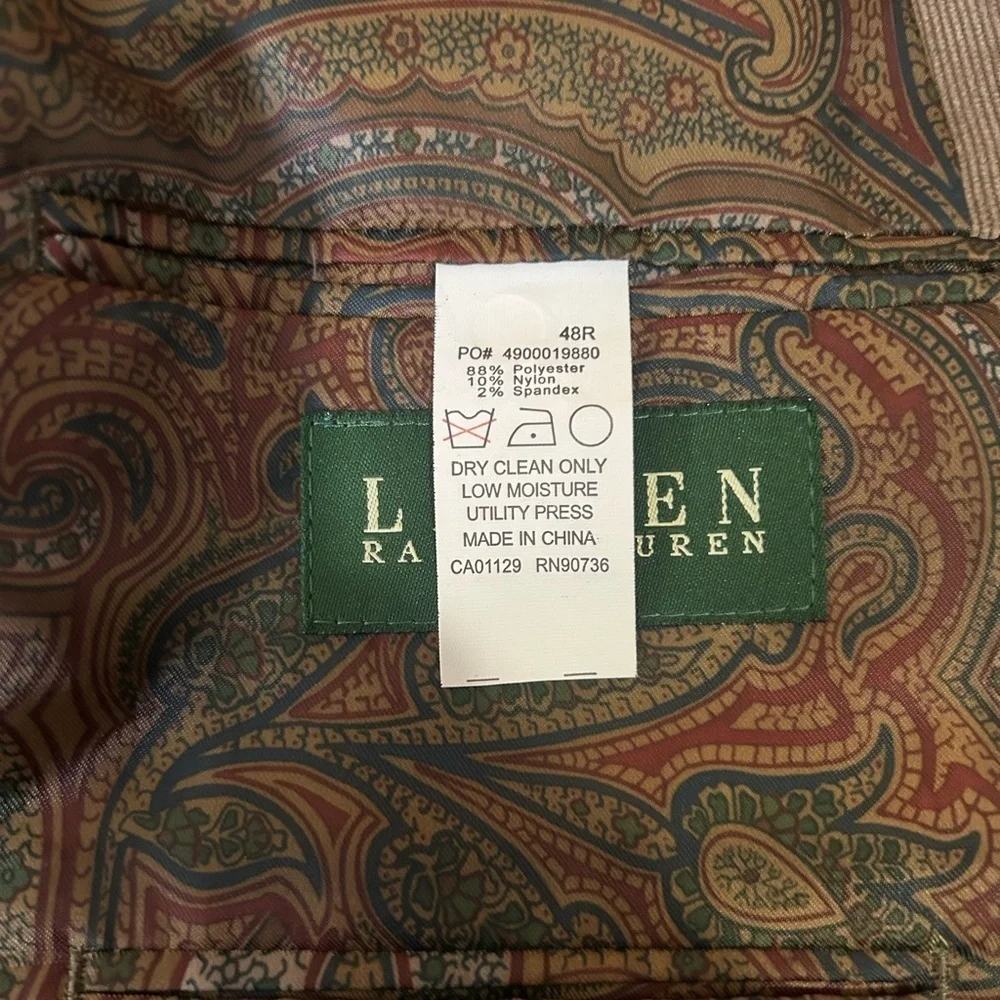 Ralph Lauren Lauren Men's Fine Whale Corduroy Tan Blazer